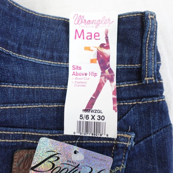 Vintage Deadstock Y2K Wrangler Mae Low Rise Boot Cut Women's 5/6x30 (31x31) NWT - Picture 5 of 14